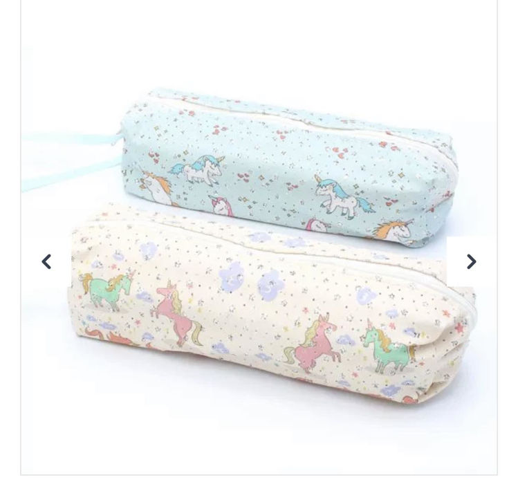 Picture of 7009 / 0096 UNICORN PRINT PENCIL CASE 18X6X5CM